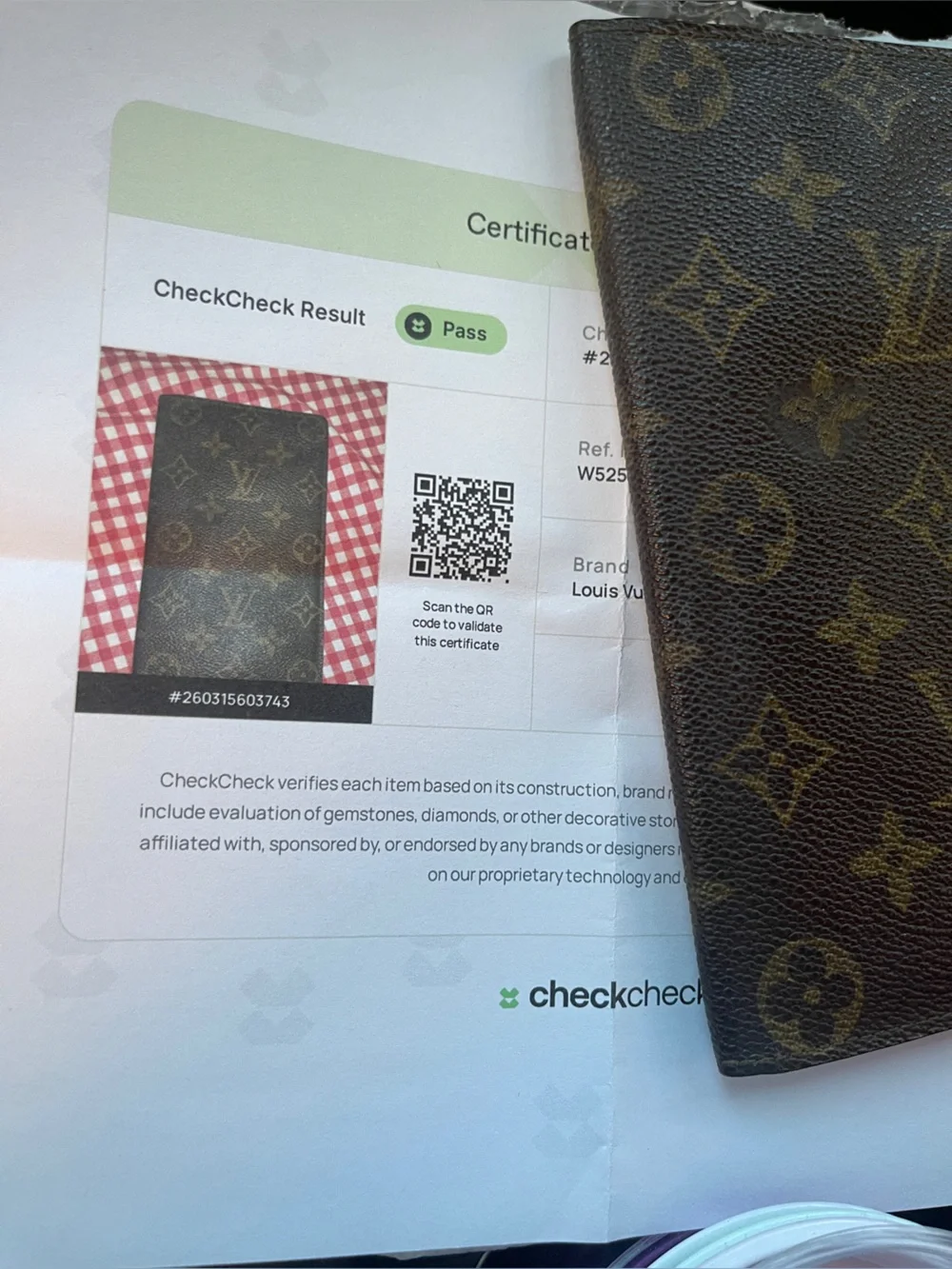 Louis Vuitton Vintage Monogram Card /Passport Holder EUC With COA